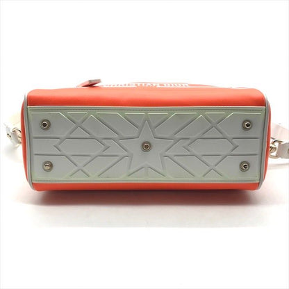 Dior Bow Ring Mini 2-Way Bag Orange
