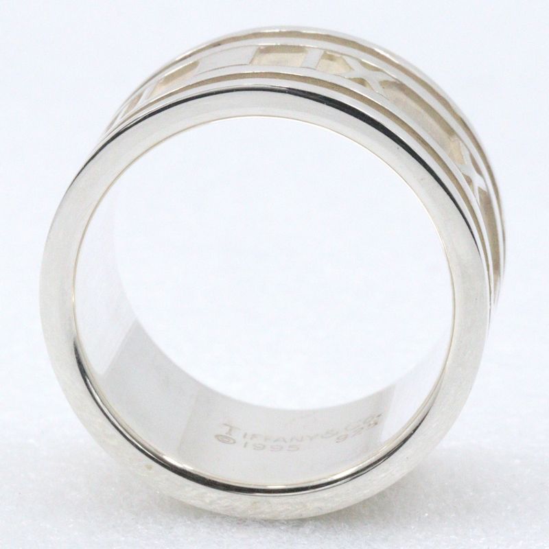 [tiffany & Co] Tiffany & Co Atlas Silver 925 Size 11 Ladies 9.8g Ring