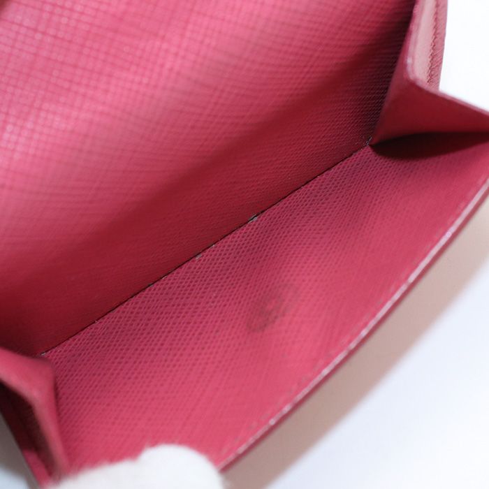 Prada Saffiano Leather Wallet 38000 Pr80365 Tri-fold Wallet Leather Saffiano