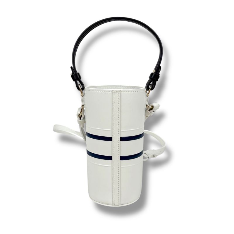 Christian DIOR Vibe Bottle Holder 2WAY Mini Shoulder Bag Navy White