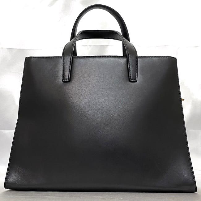 Loewe 2way Bag Black Anagram Excellent Condition Napa Leather Preowned