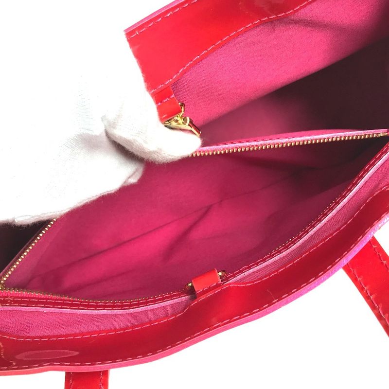 Louis Vuitton Handbag Wilshire Bluebird M93643 Monogram Vernis Rose Pop Pink