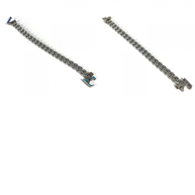 Louis Vuitton Bracelet Bra Scuff LV Chain Bracelet LV Initials M0919l Metal