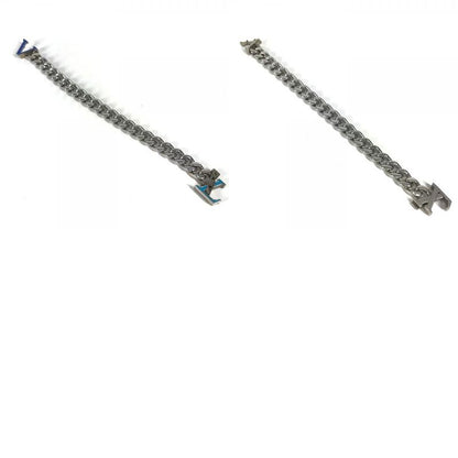 Louis Vuitton Bracelet Bra Scuff LV Chain Bracelet LV Initials M0919l Metal