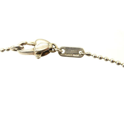 Gucci Heart 925 Ag925 Silver Ball Chain Necklace 0200 Gucci