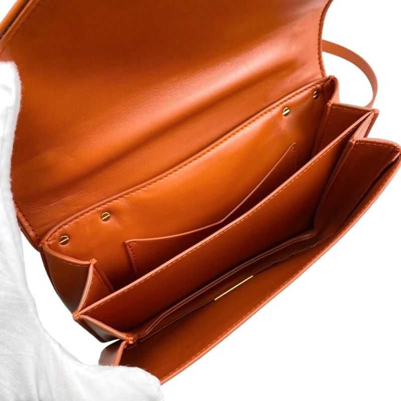 Bottega Veneta Shoulder Bag Mount Small Envelope Bag 667399v12m0 Chain Orange