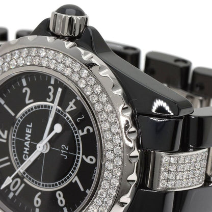 Chanel H1338 J12 33mm (130in) Bezel Bracelet Diamond Wristwatch Ceramic Ceramic