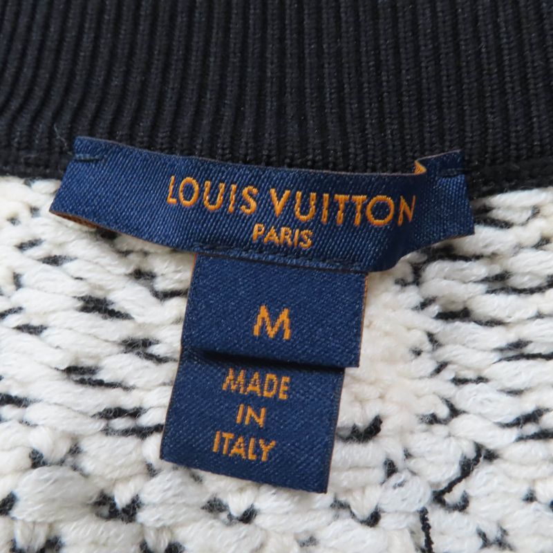 Louis Vuitton 22AW Wool Cotton Cashmere Blend Monogram Tag Knit Skirt Tight