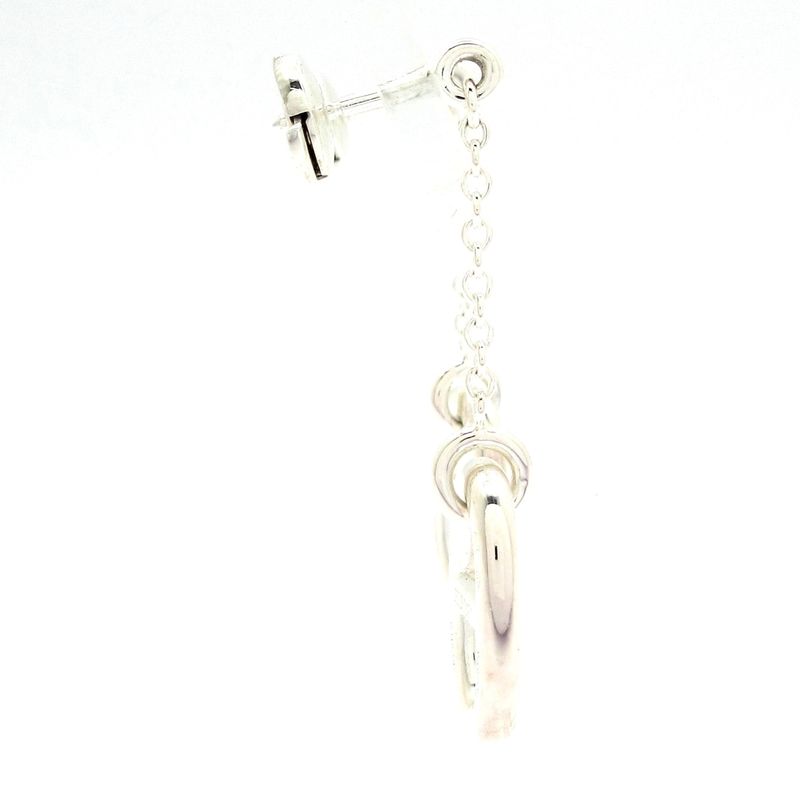 Hermes Earrings Chaine D'ancre In Silver