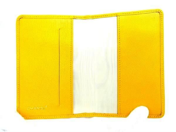 Chanel Coco Leather Notebook Cabas Schedule Book Address Book Yellow