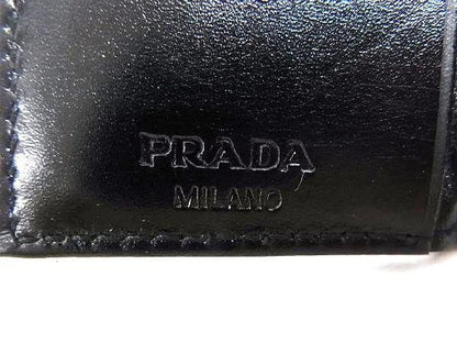 Prada Tessuto Nylon Quilted 6-ring Key Case Key Holder Men Women