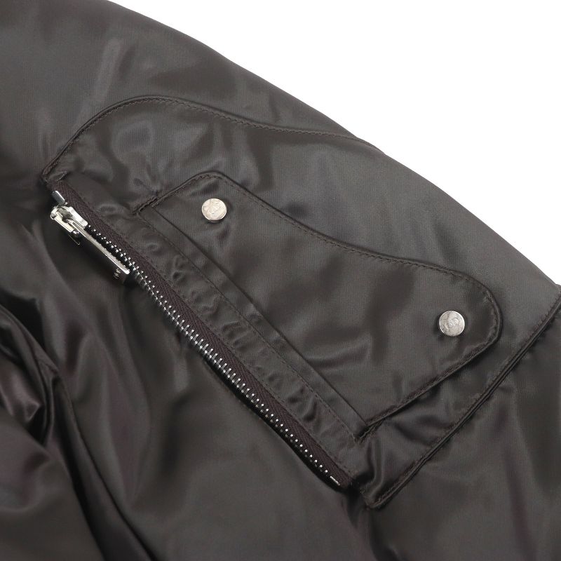 DIOR Homme 19AW 943c437a4656 Saddle Pocket Logo Embroidery MA-1 Bomber Jacket