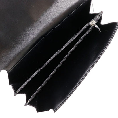 Louis Vuitton Aegean Opera Line M63962 Leather Noir Black Mi0901 Unisex Clutch