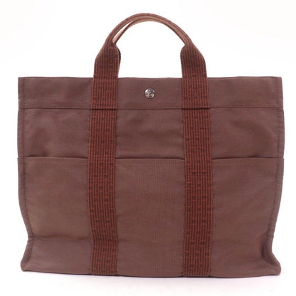 Hermes Yale Line MM Silver Hardware With Cadena Key Tote Handbag Brown Made In