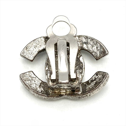 Chanel Earring Metal G Silver 00A Coco Mark One Side Only Ladies