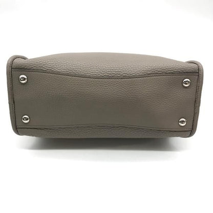 Prada Leather 2-Way Bag Gray