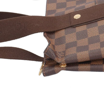 Louis Vuitton Cabas Bobol Damier Tote Bag Damier Canvas N52006 Brown Ladies