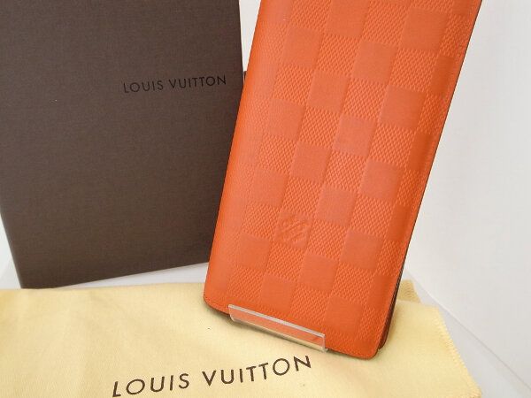 Louis Vuitton Damier Infini Portefeuille/brazza Orange Pawnbroker