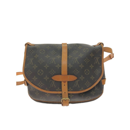 Louis Vuitton Unisex Shoulder Bag Crossbody Monogram Saumur 30 M42256 Brown