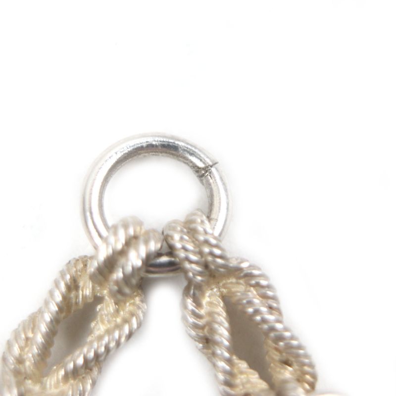 Hermes Vintage Audienne Long Chain Necklace Silver 82cm (32.28in)