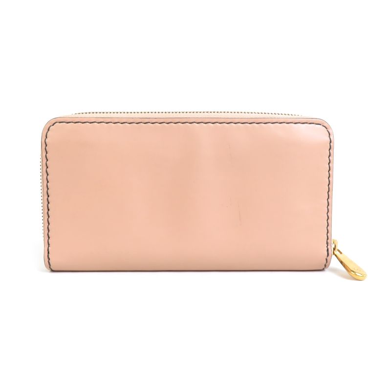 Christian DIOR Round Zipper Long Wallet