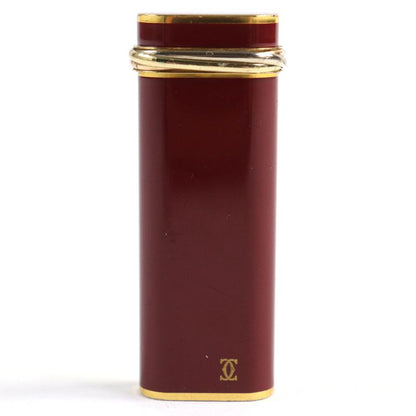 Cartier Trinity Lacquer Oval Form Roller Type Smoking Goods Gas