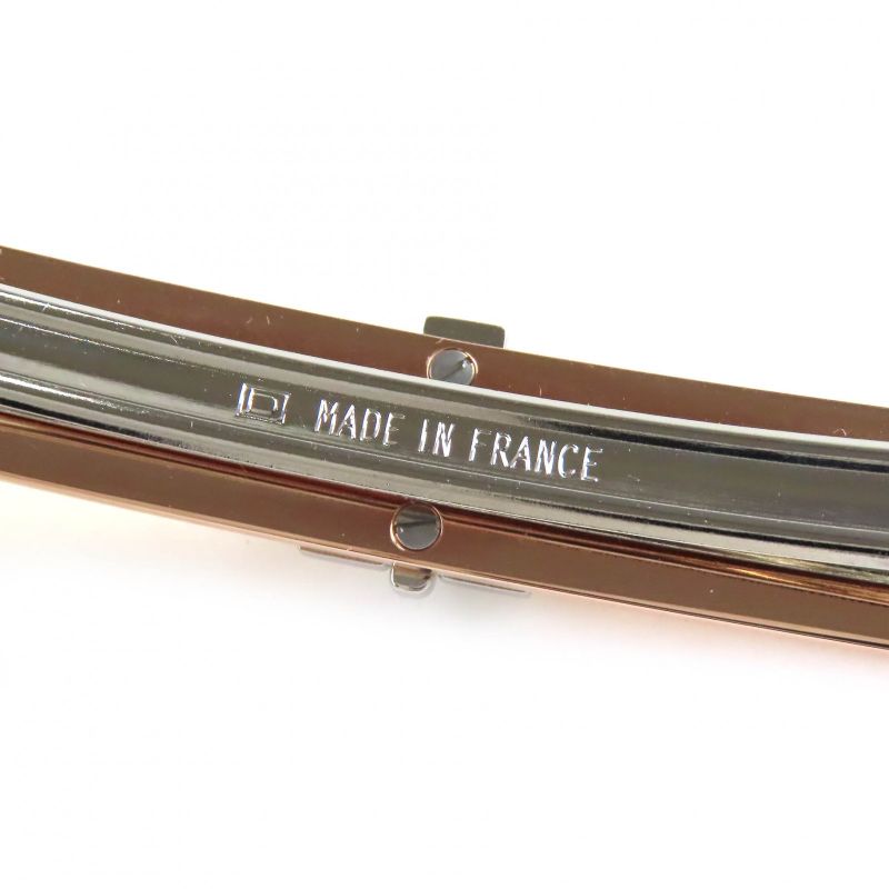 Hermes Irene H Logo Barrette Hair Clip Hair Clip Hair Accessory Gold With