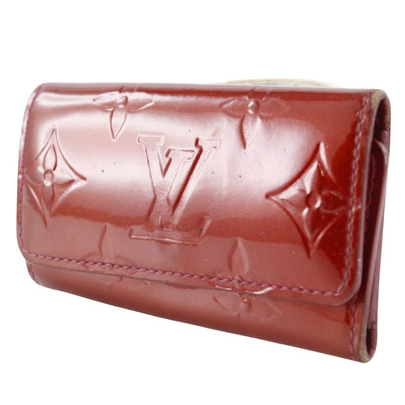 Louis Vuitton Multicles 4 M91976 Monogram Vernis Pomme D'amour Red Ts2112