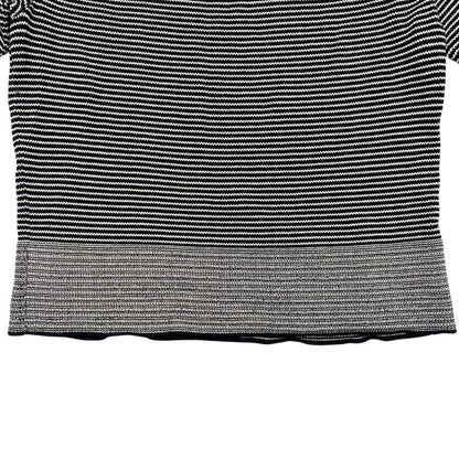 Louis Vuitton Sweater Striped Half Sleeve Knit Rw061w Wiks03mjb M Size Cotton
