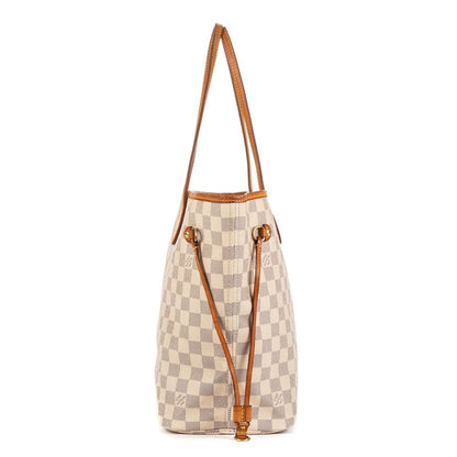 Louis Vuitton Neverfull White Damier Azure AB