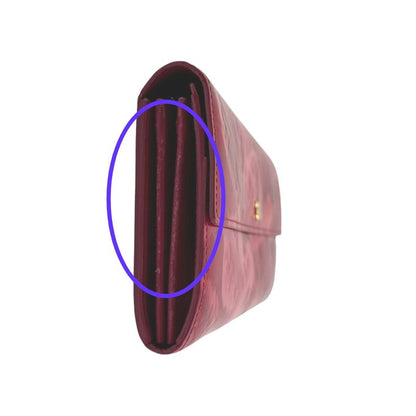 Louis Vuitton M90022 Monogram Vernis Long Wallet Portefeuille-sarah Long Wallet