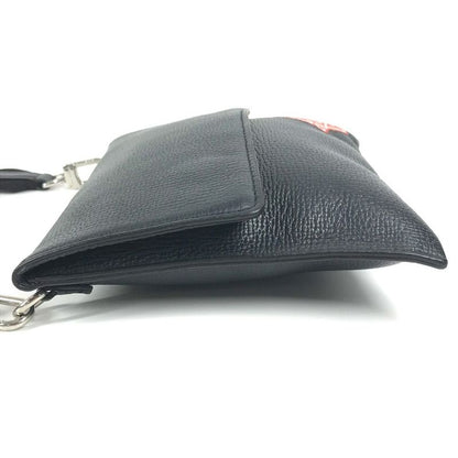 Louis Vuitton Shoulder Bag Trio Pouch M81013 Monogram Denim Black