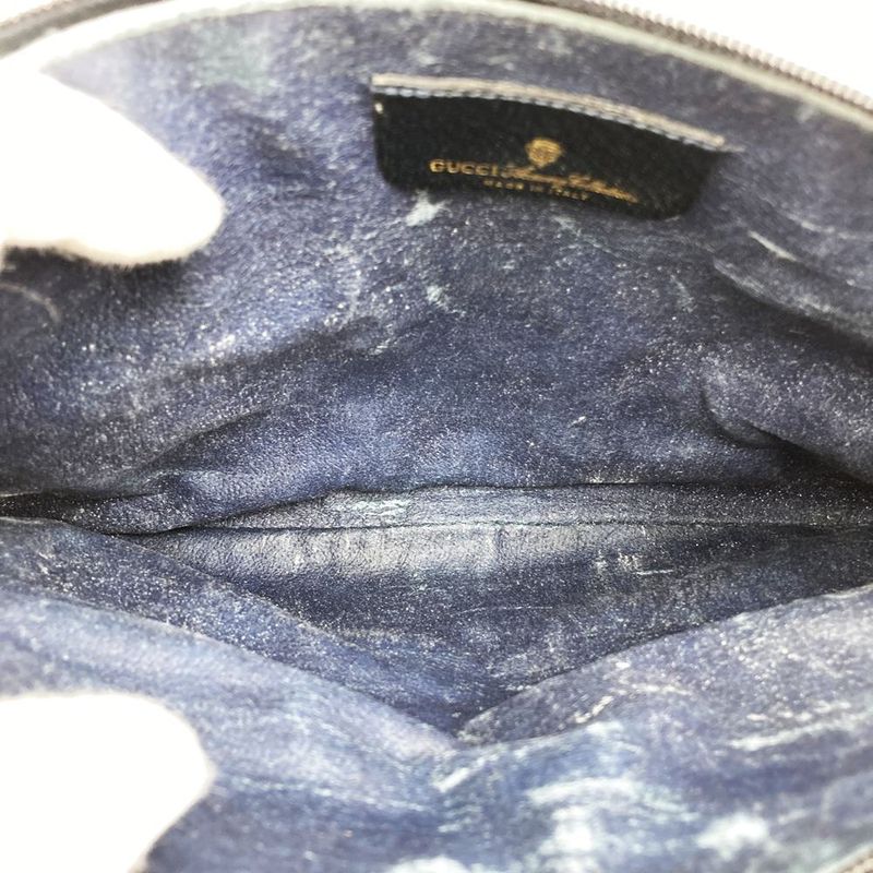 Gucci 904 02 026 Shoulder Bag GG Supreme Vintage Old Gucci Navy Women Men