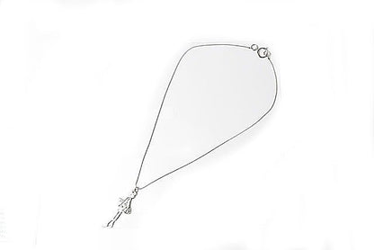 Chanel Necklace Pendant Charm Chanel Long Necklace Mademoiselle Motif Silver