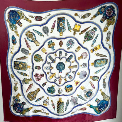 Hermes Carre Importe le Flacon Scarf Silk