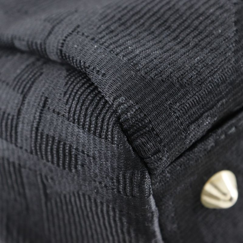 Dior Christian Dior Cannage Jca449449 Nylon Canvas Black Ladies Tote Bag