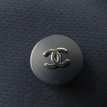 CHANEL Vintage 96P P06410v04616 100% Wool Coco Mark Button Jacket And Skirt