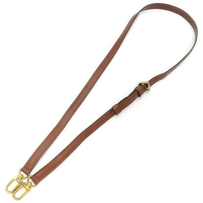Louis Vuitton Shoulder Strap 121cm (47.64in) Leather Brown Gold Hardware for