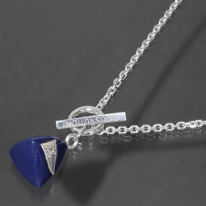 Louis Vuitton Pendentif Pue Cup Limited Necklace Marine 69 cm