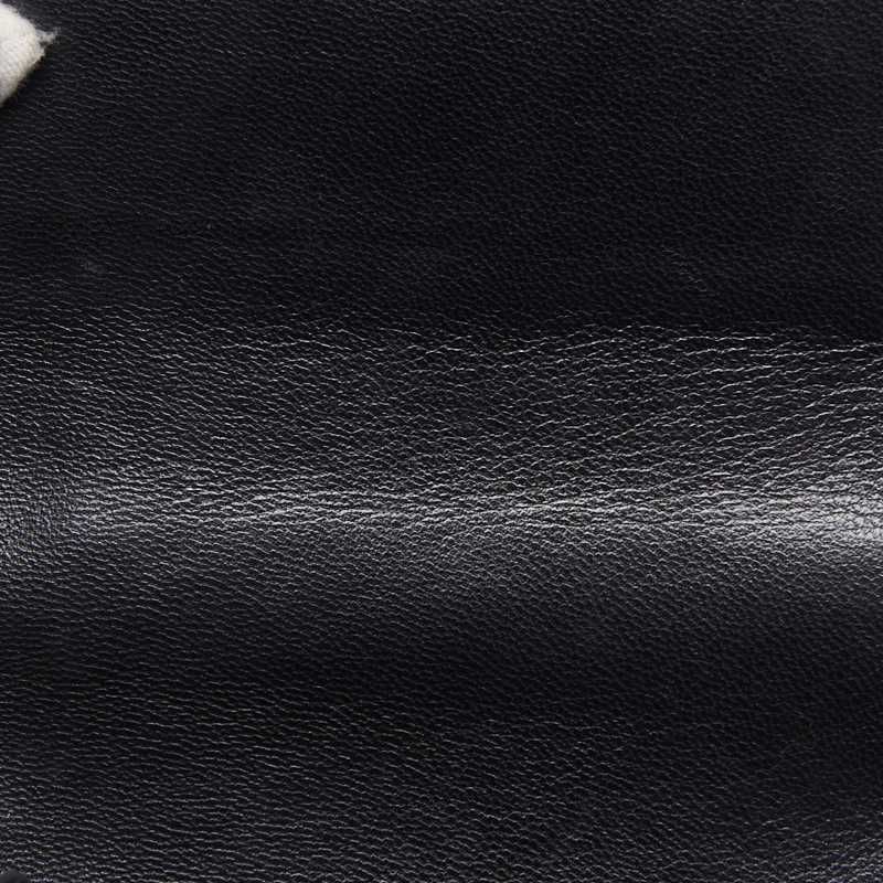 Chanel Mini Matelasse Pearl Chain Shoulder Lambskin Black With Gold Hardware