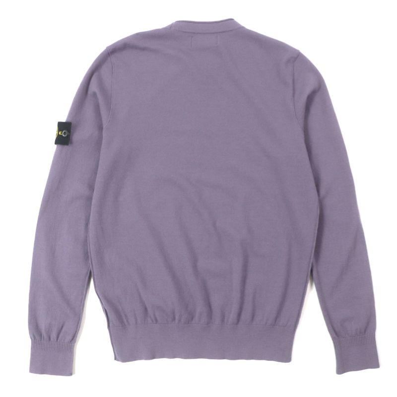 stone Island Stone Island 88% Wool Logo Patch Mock Neck Long Sleeve Knitwear