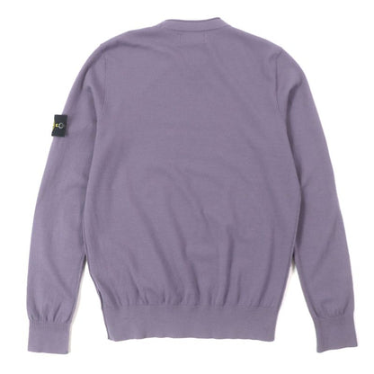 stone Island Stone Island 88% Wool Logo Patch Mock Neck Long Sleeve Knitwear