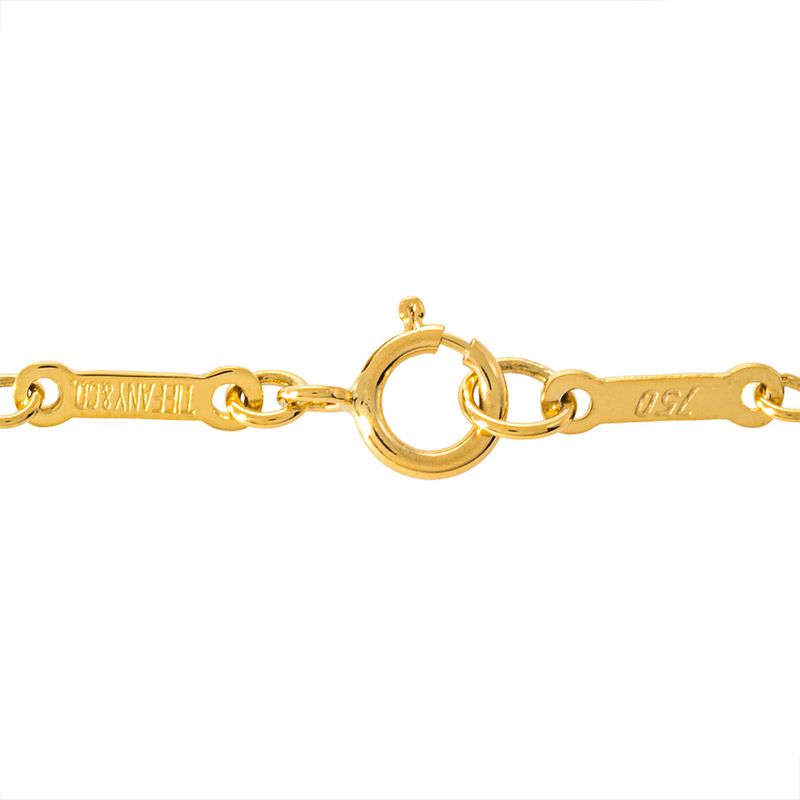 Tiffany & Co Tiffany & Co Square Plate Necklace 18K Yellow Gold 86g Yellow Gold