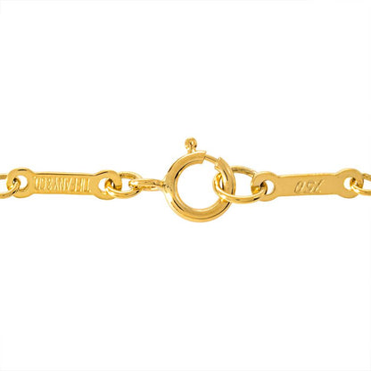 Tiffany & Co Tiffany & Co Square Plate Necklace 18K Yellow Gold 86g Yellow Gold