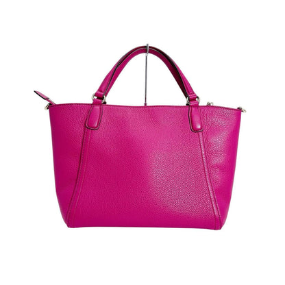 Gucci 2-Way Bag Handbag Calf Pink