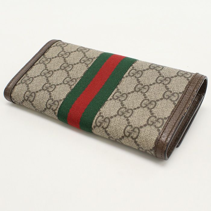 Gucci GG Continental Wallet Ophidia 523153 Long Wallet With Di-fold Coin Purse