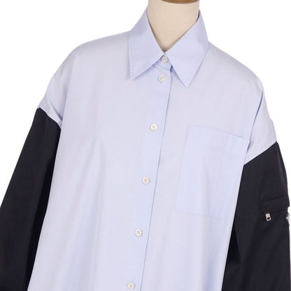 Prada Shirt Blouse Long Sleeve Long Sleeve Linylon