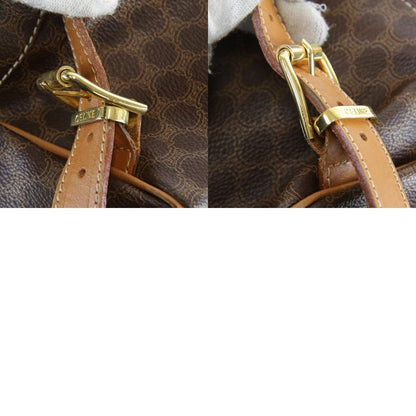 Celine Ce06-1 Backpack/daypack PVC Coated Canvas/leather Brown