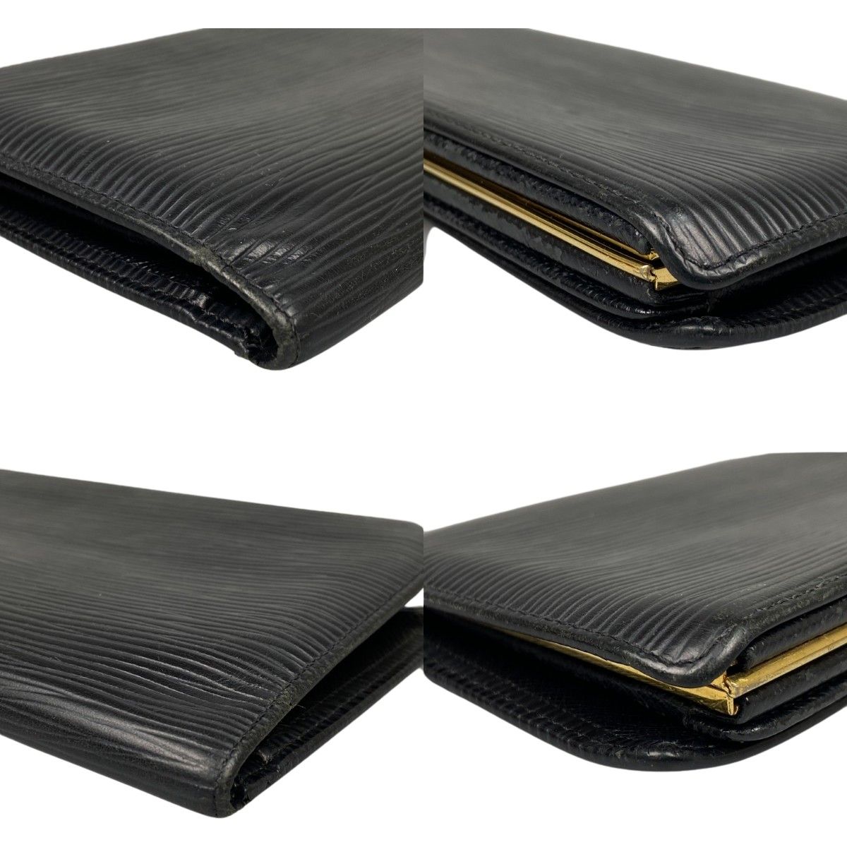 Louis Vuitton Epi Continental Viennois Long Wallet M63252 Noir