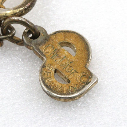 [dior] Christian Dior Heart Vintage Gold Plated And Rhinestone Ladies 6.7g